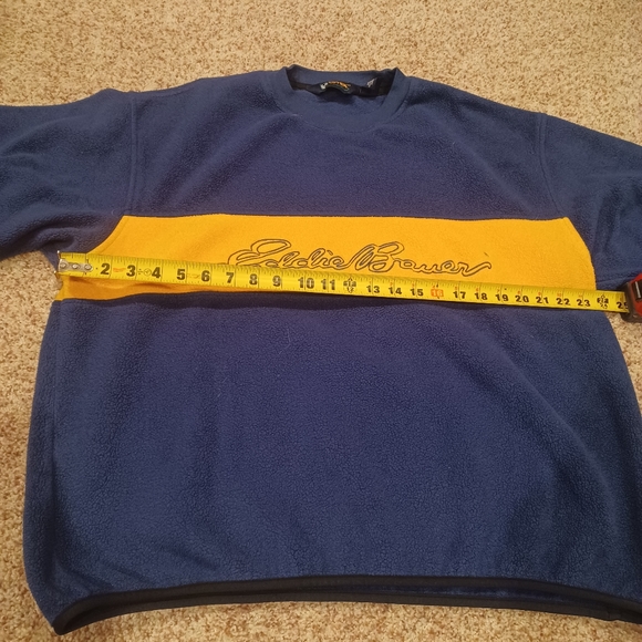 Vintage EBTEK Eddie Bauer Crewneck Fleece Hoodie - Picture 3 of 4